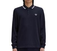 Fred Perry Langarm-Poloshirt Navy 238 - Größe XXL Dunkelblau XXL