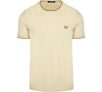 Fred Perry M1588 Twin Tipped T-Shirt Beige - Größe XL Beige XL