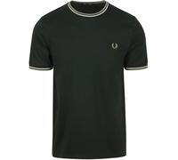 FRED PERRY T-Shirt dunkelgrün | L