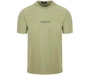 Fred Perry M4580 Embroidered Olive - Größe S Grün S