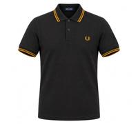 Fred Perry Men's Twin Tipped Polo Shirt Anchor Grey/Golden