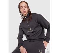 Fred Perry Original Stack 1/2 Zip Sweatshirt - Herren, Grau - L