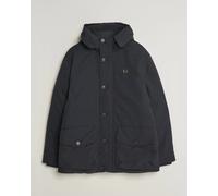 Fred Perry Padded Patch Pocket Parka Black Schwarz L