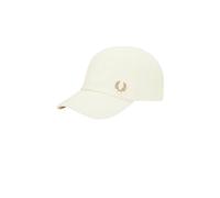Fred Perry Pique Classic Cap aus Baumwolle, Unisex, Weiß., Weiß