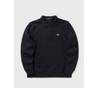Fred Perry PIQUE COLLARED SWEATSHIRT men Sweatshirts blue in Größe:M