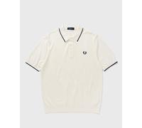 Fred Perry PIQUE STITCH KNITTED SHIRT men Polos beige in Größe:M