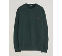 Fred Perry Piqué Stitched Sweater Grassroots Green Grün L