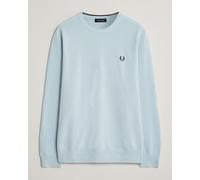Fred Perry Piqué Stitched Sweater Light Ice Blau XL