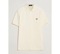 Fred Perry Plain Polo Shirt Ecru Weiß L