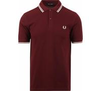 Fred Perry Polo M3600 Bordeaux - Größe M Rot M