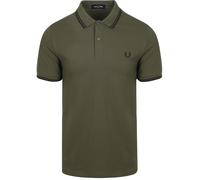 Fred Perry Polo M3600 Olivgrün W49 - Größe M Grün M