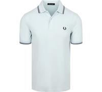 Fred Perry Polo Twin Tipped M3600 Blau 96A - Größe L Hellblau L