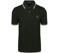 Fred Perry Polo Twin Tipped M3600 Dunkelgrün - Größe M Dunkelgrün M