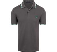 Fred Perry Polo Twin Tipped M3600 Grau 85B - Größe XXL Grau XXL