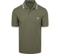 Fred Perry Polo Twin Tipped M3600 Grün 87B - Größe L Grün L