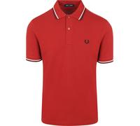 Fred Perry Polo Twin Tipped M3600 Rot 74A - Größe L Rot L