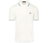 Fred Perry Polo Twin Tipped M3600 Weiß Z52 - Größe L Weiß L