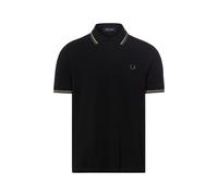 Fred Perry Poloshirt Herren Baumwolle schwarz, M