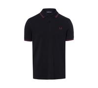 Fred Perry Poloshirt Herren Baumwolle schwarz, M