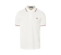 Fred Perry Poloshirt Herren Baumwolle weiß, S