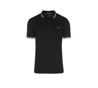 Fred Perry THE TWIN TIPPED FP SHIRT men Polos black in Größe:XL