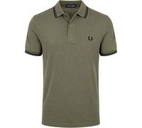 Fred Perry Poloshirt Tipped M3600 Grün Z50 - Größe XL Grün XL