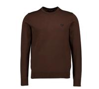 Fred Perry Pullover Mit Rundhalsausschnitt In Der Farbe Burnt Tobacco S