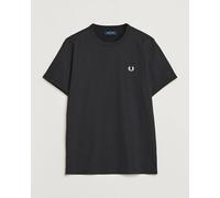 Fred Perry Ringer Crew Neck Tee Black Schwarz XXL