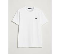 Fred Perry Ringer Crew Neck Tee White Weiß S