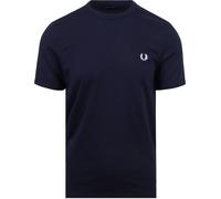 Fred Perry Ringer T-Shirt Dunkelblau - Größe XL Blau XL