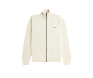 FRED PERRY Strickjacke creme | XXL