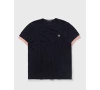 Fred Perry STRIPED CUFF T-SHIRT men Shortsleeves blue in Größe:S