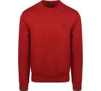 Fred Perry Sweater Logo Rot - Größe M Rot M