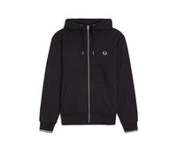 FRED PERRY Sweatjacke schwarz | XXXL