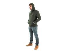 Fred Perry Sweatshirt Tipped Hooded Sweatshirt, T50, nightgreen/snwht