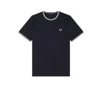 Fred Perry M1588 Twin Tipped T-Shirt Navy - Größe XL Blau XL