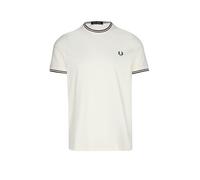 Fred Perry Twin Tipped T-Shirt Ecru Weiß S
