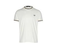 Fred Perry Twin Tipped T-Shirt Ecru Weiß XL