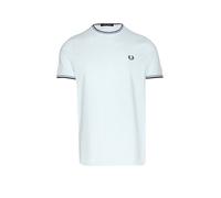 Fred Perry Twin Tipped T-Shirt Light Ice Blau S