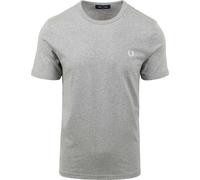 Fred Perry T-Shirt Ringer M3519 Hellgrau - Größe XXL Grau XXL