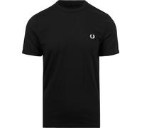 Fred Perry T-Shirt Schwarz M3519 - Größe L Schwarz L