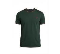 Fred Perry T-Shirt Twin Tipped 85A grsrts/stkbl/oxb, grün, XXL