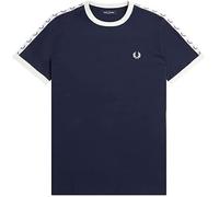 Fred Perry Taped Ringer T-Shirt, blau, XS