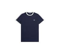Fred Perry Taped Ringer T-Shirt Carbon Blue, blau, XL