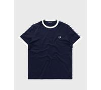 Fred Perry TAPED RINGER TEE men Shortsleeves blue in Größe:XXL