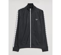 Fred Perry Taped Track Jacket Black Schwarz M