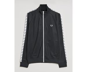 Fred Perry Taped Track Jacket Black Schwarz M