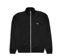 Fred Perry Taped Track Jacket Black Schwarz L