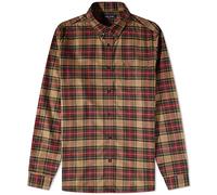 Fred Perry Tartan Shirt Shaded Stone, bunt, M