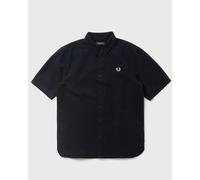Fred Perry TEXTURED SEERSUCKER SHIRT men Shortsleeves blue in Größe:M